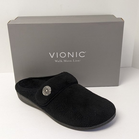 Vionic Shoes Vionic Indulge Sadie Slippers Black Womens 1 M Poshmark
